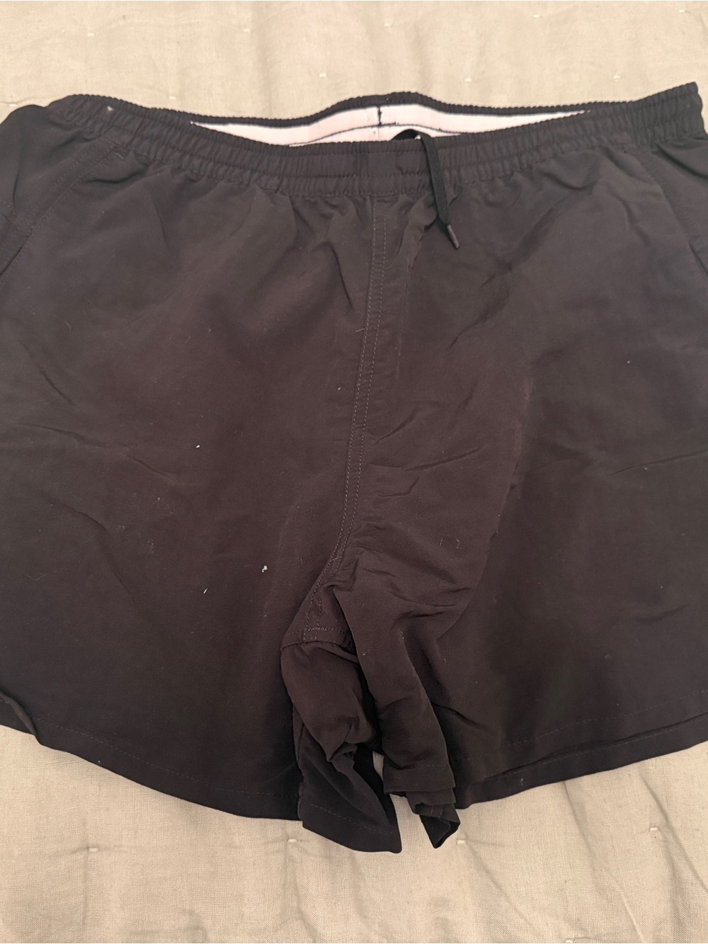 Patagonia Women's Black Athletic Shorts with Drawstring